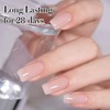 Double Rhythm Translucent Gel Polish Sheer Neutral Natural Light Milky
