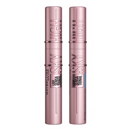 Kit Maybelline Mascara lash sensational sky high A prueba de agua  Lavable                                                                            