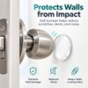 Clear Soft Rubber Door Knob Wall Protector for Wall Protection