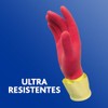 Vileda Guantes Fuertes, Máxima Protección y Resistencia, Talla MED