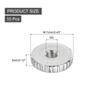 QUARKZMAN Knurled Thumb Nuts M3 Female Thread Thin Nickel Plated