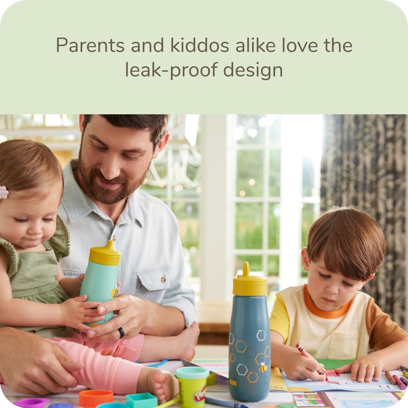 NUK Mini Me Flip Straw Toddler Water Bottle