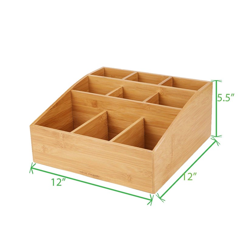 Mind Reader Coffee Condiment and Accessories Caddy Organizer with 9