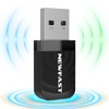 NEWFAST AC1300 USB WiFi Adapter for Desktop PC NF-U323V2, 2.4G/5G