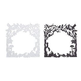 Stanzenshop Cutting Stencil: Autumn Forest - Exquisite Craft Tools for Creatives, Perfect for DIY Projects, Inspirational Autumn Landscape Designs, Easy to Use and Durable