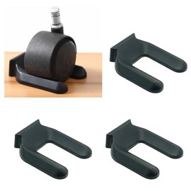 Caster Stopper, Caster Stopper, Suitable for 2.0 inches (5 cm), Floor Protection, Fixing Furniture, Scratch Prevention, Vibration Absorption, Easy to Put on and Take Off, Non-slip Specification, Set