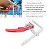 Ratchet Track Clamp 9x17.5cm Chromium Molybdenum Alloy Steel Guide Rail