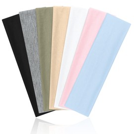Tumurup Women's Sports Headband, 7 Pieces Hair Band, Women's Thin Elastic Hair Bands, Non-Slip Headband, Soft Hair Band, Yoga, Fitness, Running