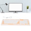 Foldable Silicone Keyboard 106 Keys Waterproof Dustproof Foldable USB Wired