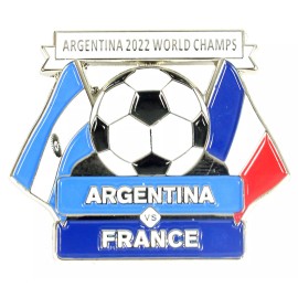 2022 Argentina FIFA World Cup Champs Pin / Argentina vs. France  - 1.50"