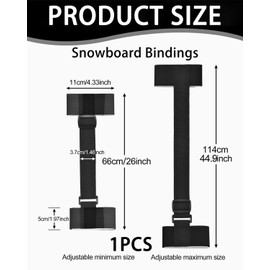 TPZORJX Ski Carry Strap, Ski Accessories, Ski Storage, Carry Strap for Ski, Snowboard Binding Strap, Ski Strap, Nylon Ski Carrier Strap, for Easy Carrying Skis and Poles, 1 Piece