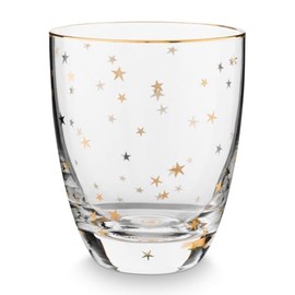 Pip Studio Stars Water Glass Gold 0.36 L