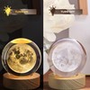 Flexzion 3D Moon Crystal Ball Night Light - LED Light