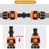 Pack of 8 Double Connector Garden Hose Connections, Garden Hose