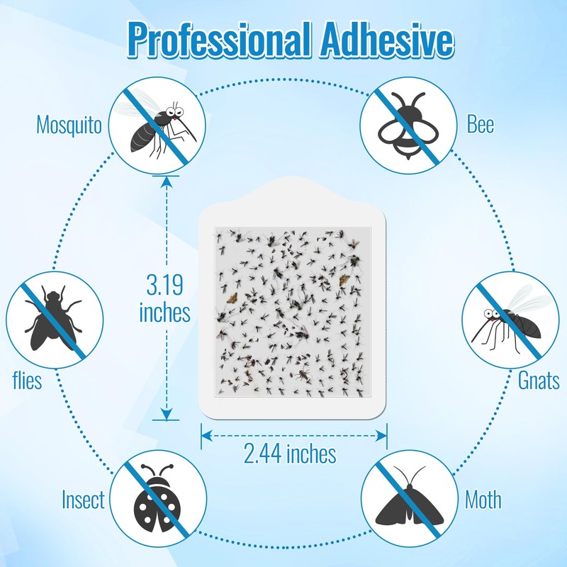 Qualirey 20 Pack Flying Insect Trap Refill Compatible with BugMD