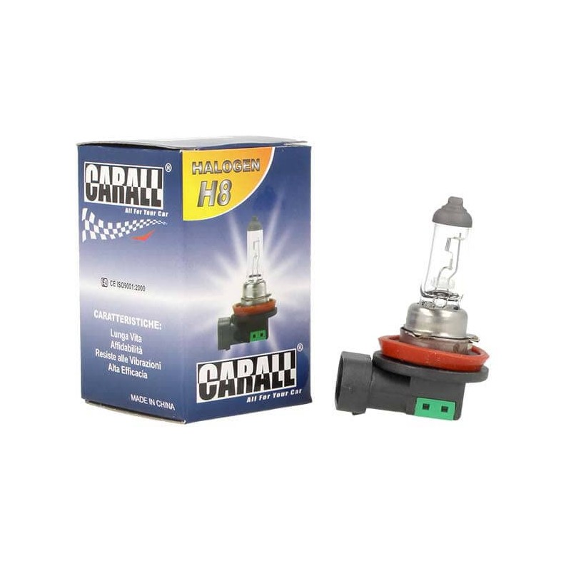 CARALL Halogen Bulbs 12 V for Cars (H8 12 V