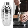 Cocktail Shaker Drink Shaker Stainless Steel Filter Leakage Proof Easy