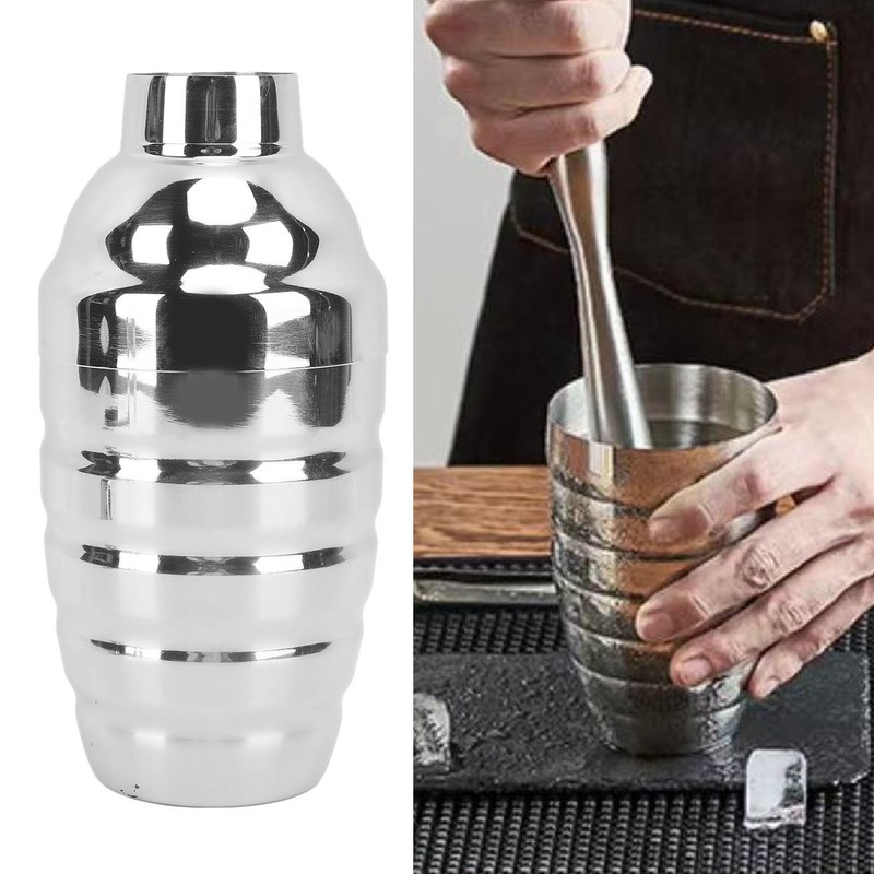 Cocktail Shaker Drink Shaker Stainless Steel Filter Leakage Proof Easy