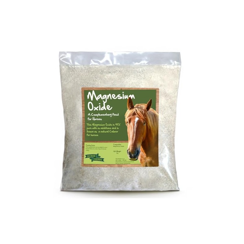 Horse Herbs Magnesium Oxide - 99% Pure Calming Supplement for