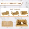 HJJK Bread Slicer for Homemade Bread, Bamboo Bread Slicers with