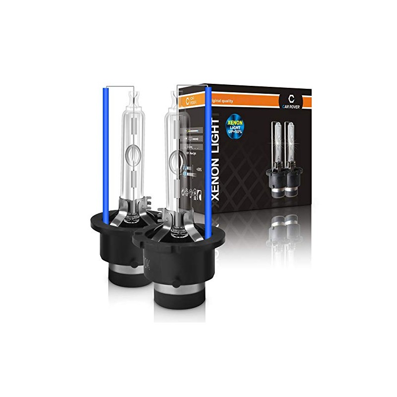 D2S HID Xenon Headlight Bulb 8000K, 12V 35W, Pack of