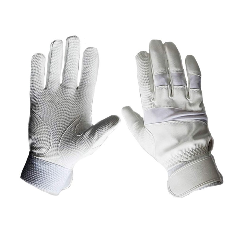 JUST FIT Ambidextrous Batting Gloves, BG Advance Baseball Equipment, Two-Handed,