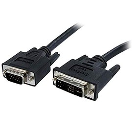 StarTech.com 6 ft DVI to Coax High Resolution VGA Monitor Cable - DVI to VGA Connector - 6ft DVI to VGA Converter (DVIVGAMM6), Black