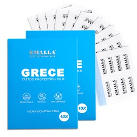 Tattoo Aftercare Bandage - 20 Sheets3.9“ X 5.9“ Second Skin Tattoo Cover Invisible Matte Latex-Free Waterproof Tattoo Bandages Tattoo Wraps for Healing Tattoo Protection Film