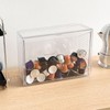 NINEWEEN Clear Dishwasher Detergent Pod Holder for Kitchen Cabinet, Plastic