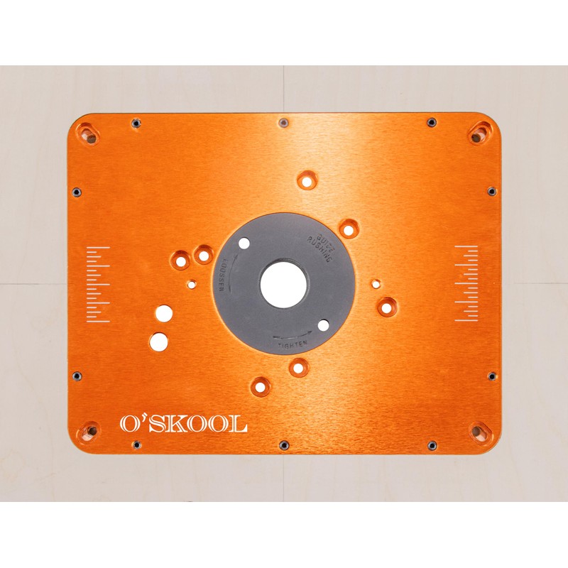 O'SKOOL Router Table Insert Plate Template Kit – Includes MDF