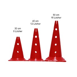 Multi Purpose Cone with Holes Premium 30 cm Colour: Blue – 4 Mm Hole Cone Hurdle
