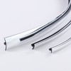 SBWLKJ 22FT T-Molding Chrome Trim Moulding 1/2"(12mm) Flexible Polyethylene Center