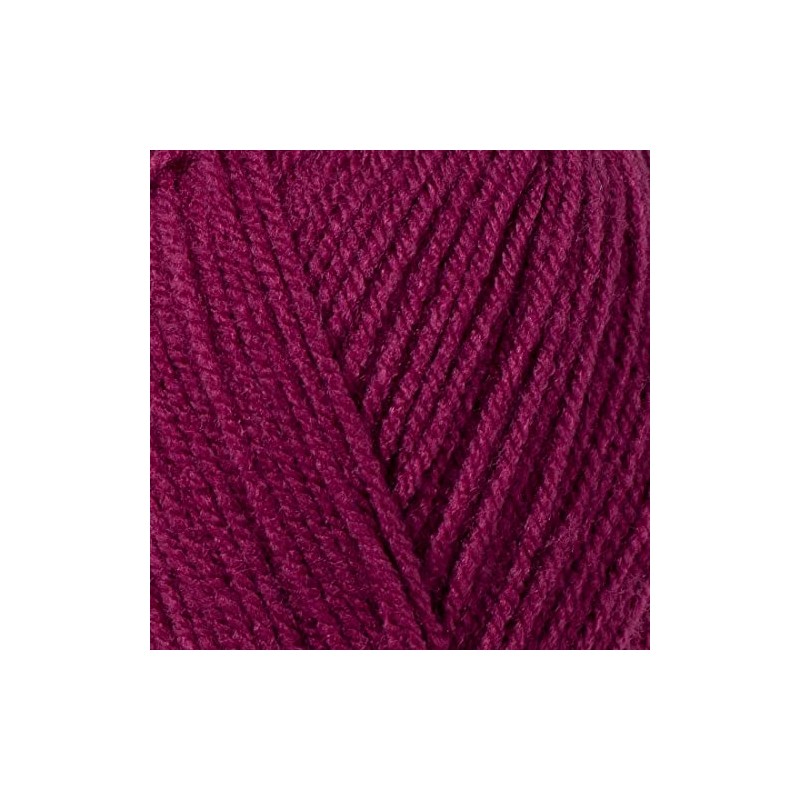 Utopia Crafts DK Double Knitting Yarn, 100g (Dark Raspberry)