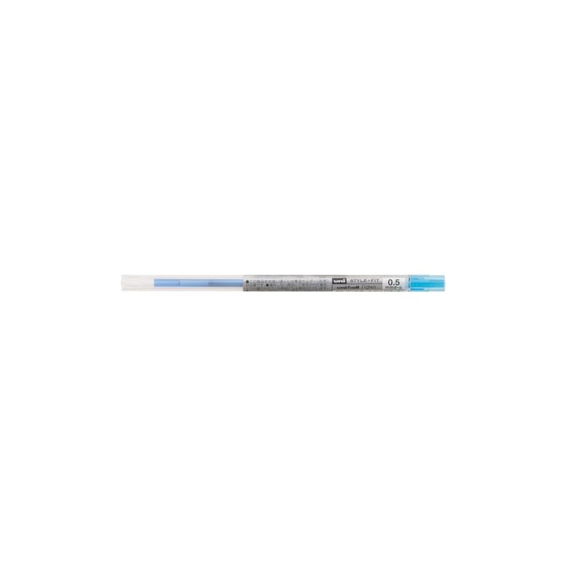 Uni StyleFit Gel Ballpoint Pen Refill, 0.5mm, Light Blue (UMR10905.8)