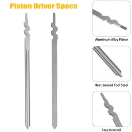 2Pcs N455722 Piston Driver Blade for DeWalt Brad Nailer DCN680D1, DCN680B, for Bostitch Nailer BCN680D1, Replacement Parts for DeWalt DCN680D1, Replaces SP N455722
