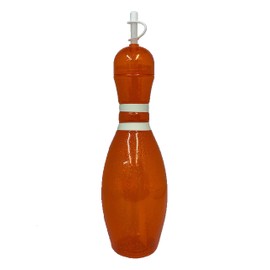 Large Bowling Pin Water Bottle - 32 ounce (Orange)