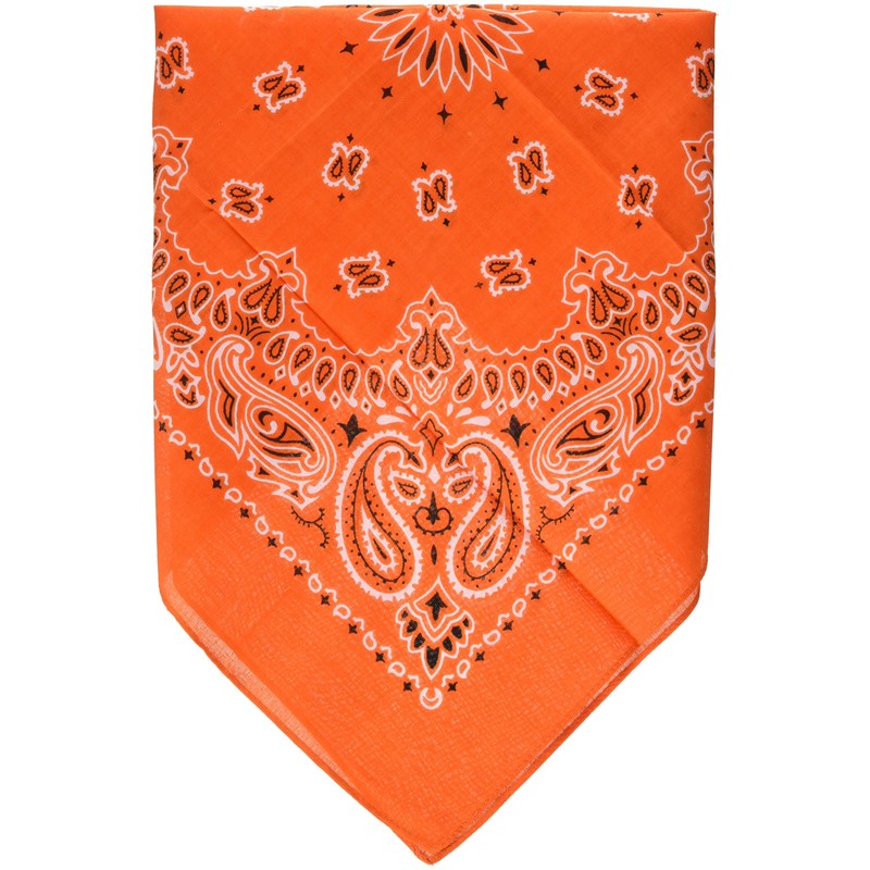Carolina Fox Outdoor 83-30 22" X 22" Bandanna - Orange
