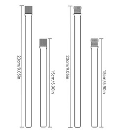 AIMALL Landscape Stone Cleaning Brush – Dual-Sided Algae Brush for Water and Grass, Style Cleaning Tool for Stones and Wood, Stainless Steel