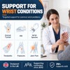 Actesso Breathable Wrist Splint - for Carpal Tunnel, Sprains and