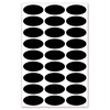 Small Oval Chalkboard Labels Waterproof Stickers for Sugar Jars,Party,Crafts Rooms,Weddings