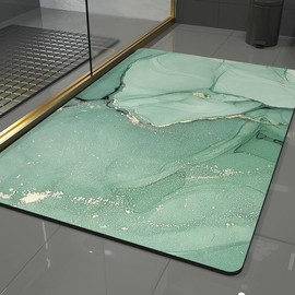 Pinkrin Diatomite Stone Bath Mat - Soft and Comfortable, Extremely Absorbent Bath Mat Stone, Perfect Non-Slip Diatomite Bath Mat, Suitable for Various Living Styles