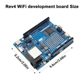 Rev4 WiFi Development Board AYWHP for ESP-32 Rev4 ARM Cortex M4 Microcontroller and Integrated WiFi Development Board Bluetooth Type-C Compatible with Arduino IDE