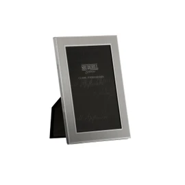 3" x 5" Plain Satin Silver Classic Photo Frame Gift Present 24135