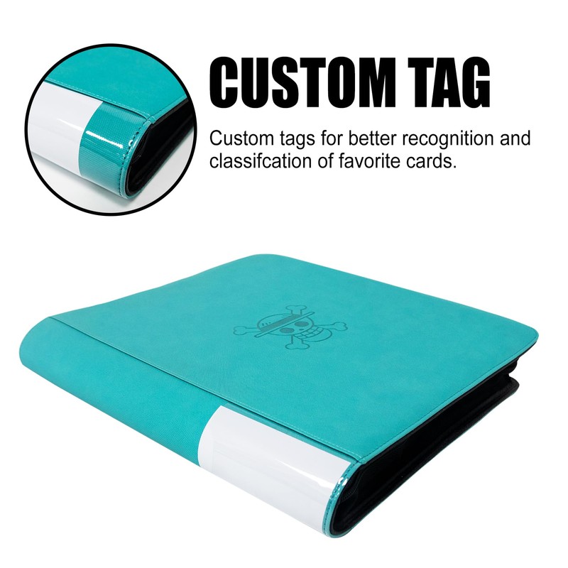 Toploader Binder, Holds 288 Toploaders, 9-Pocket Ringless Double-Sided Pockets, Waterproof