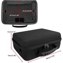 Musiin Audio Interface Case Compatible with Universal Audio Apollo x4 Gen 2 Essentials with Strap UA Apollo x4 Heritage Edition daily protection
