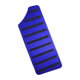 Hihaha 1 Pcs Automatic/Manual Footrest Pedals Cover Footrest Pedal Pads Foot Rest Dead Pedal Pad Cover for Honda Civic 2016-2024 Aluminum Alloy Blue
