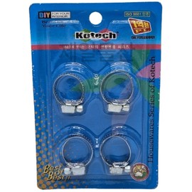 Kotec stainless steel hose band 4P water supply connection tightening fix 5ea