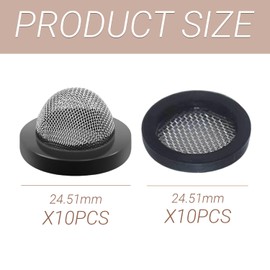 20 Pieces Of Filter Mesh With Sealing Ring, Faucet Filter Mesh, Faucet Accessories, And Are Also Suitable For Garden Hoses And Shower Heads.