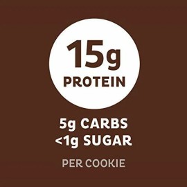 Quest Nutrition Galleta Proteína Doble Chispa de Chocolate Sin Gluten, 12 unidades