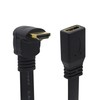 CERRXIAN 1FT Flat Slim High Speed HDMI Extension Cable A